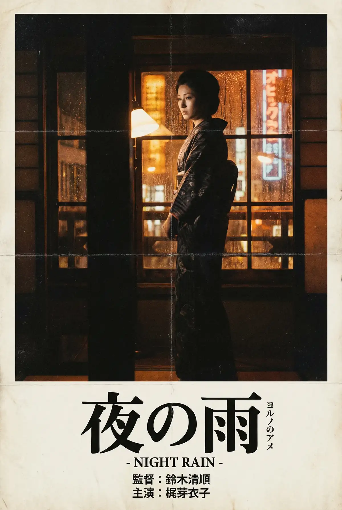 日本伦理电影海报 - 夜之雨，江南第一深情 馆藏经典